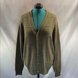 Oscar de la Renta Olive Men’s Cardigan